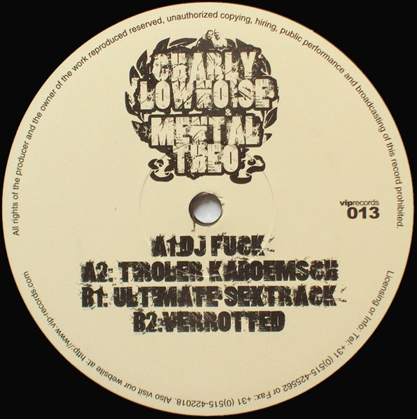 DJ Fuck / Tiroler Kaboemsch / Ultimate Sextrack / Verrotted back cover