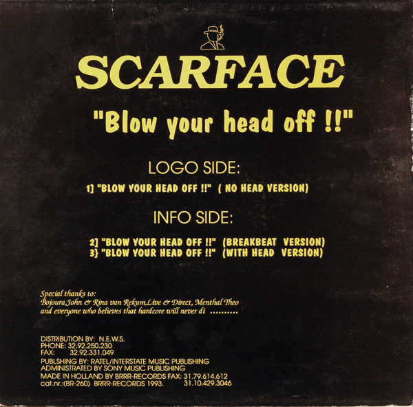 Blow Your Head Off back cover