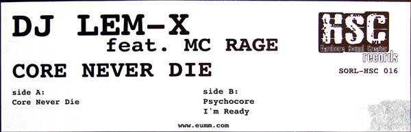 Core Never Die back cover