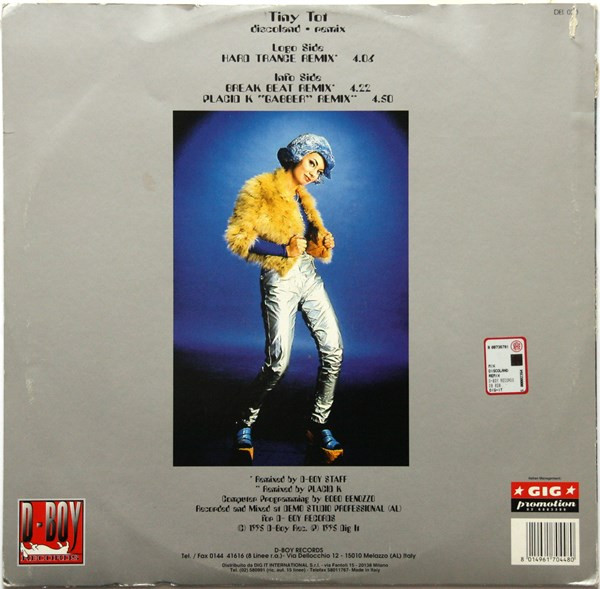 Discoland (Remixes) back cover