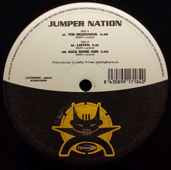 The Beginning back label