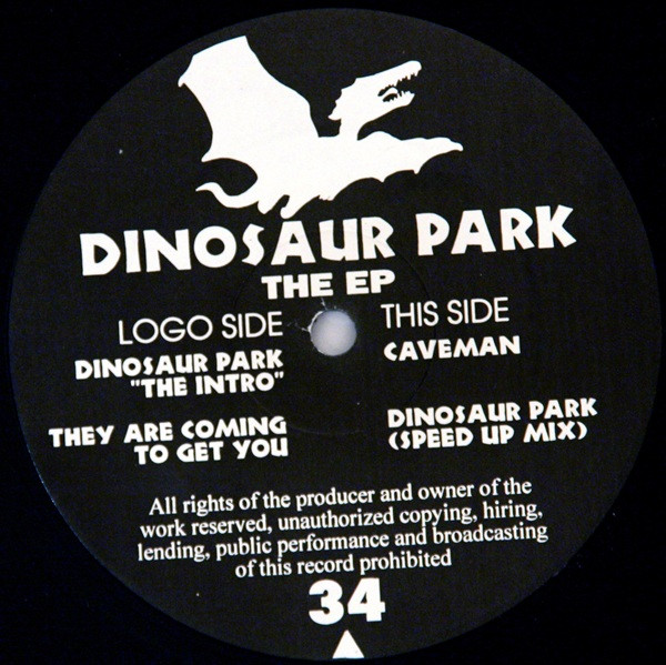 Dinosaur Park - The EP front label