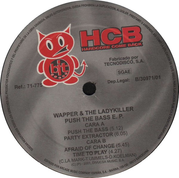 Push The Bass E.P. front label