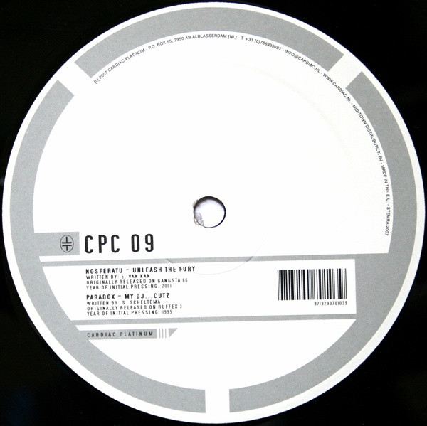 Cardiac Platinum Collection 09 front label