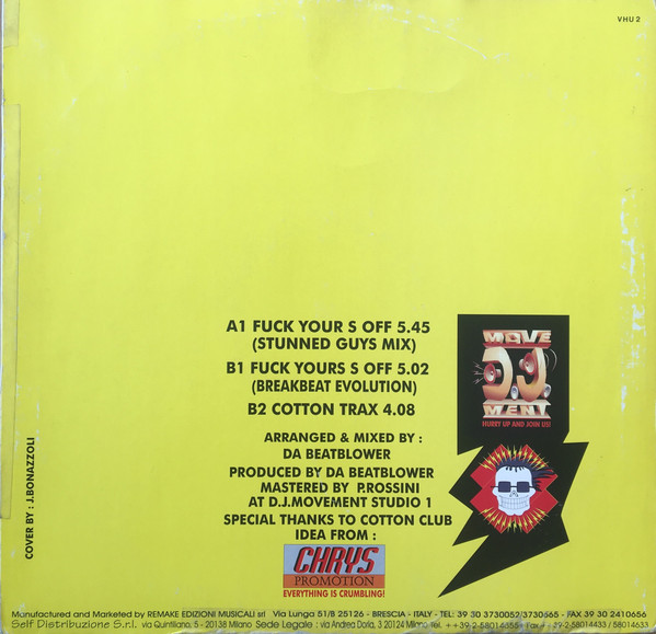 Fuck Your S Off back cover