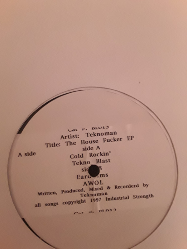 The House Fucker E.P. front label
