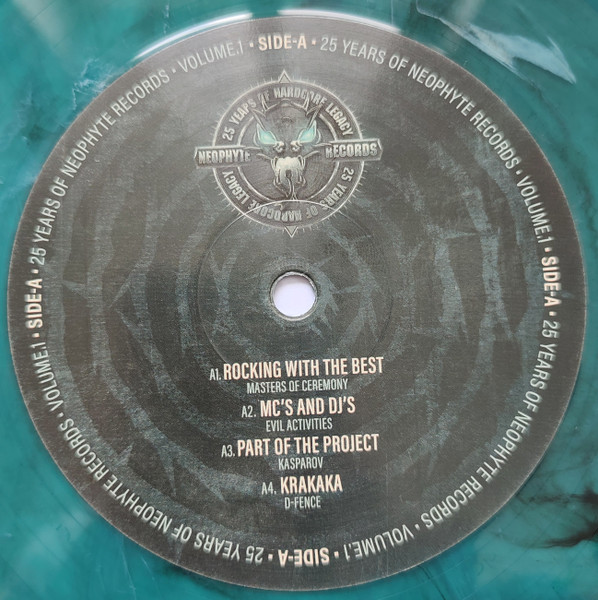 25 Years Of Neophyte Records Volume.1 back label