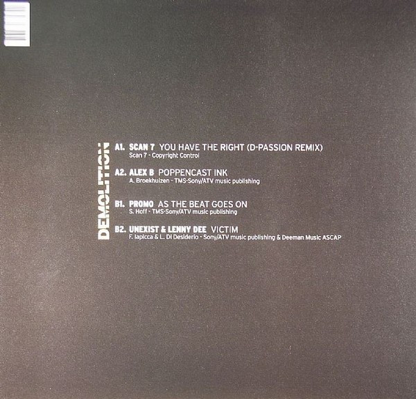 Demolition Part7 back cover