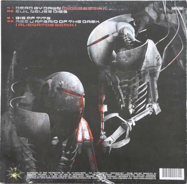 Evil Never Dies! back cover