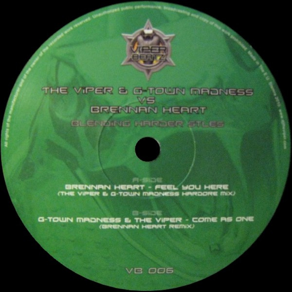 Blending Harder Styles front label