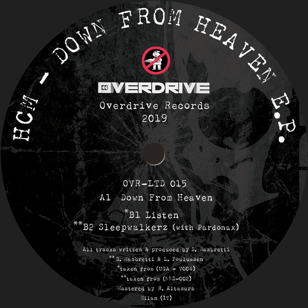 Down From Heaven E.P. back cover
