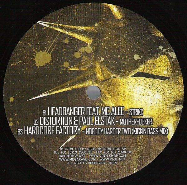 Megarave Records Classics - Volume 3 back label