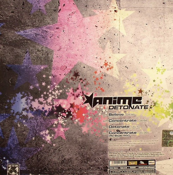 Detonate back cover