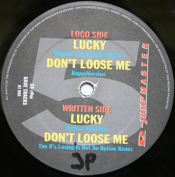 Lucky front label