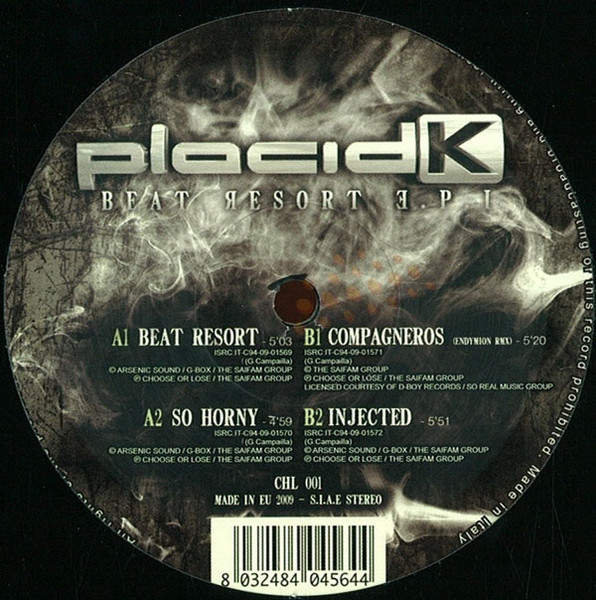 Beat Resort E.P. I back label