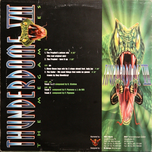 Thunderdome VII - The Megamixes back cover