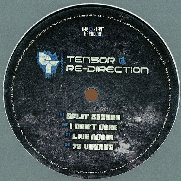 Split Second front label
