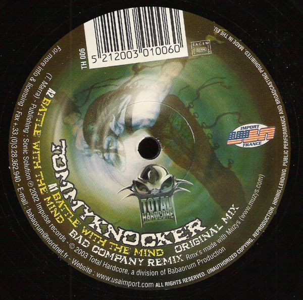 Hardcore Takin' Over / Battle With The Mind (Remixes) back cover