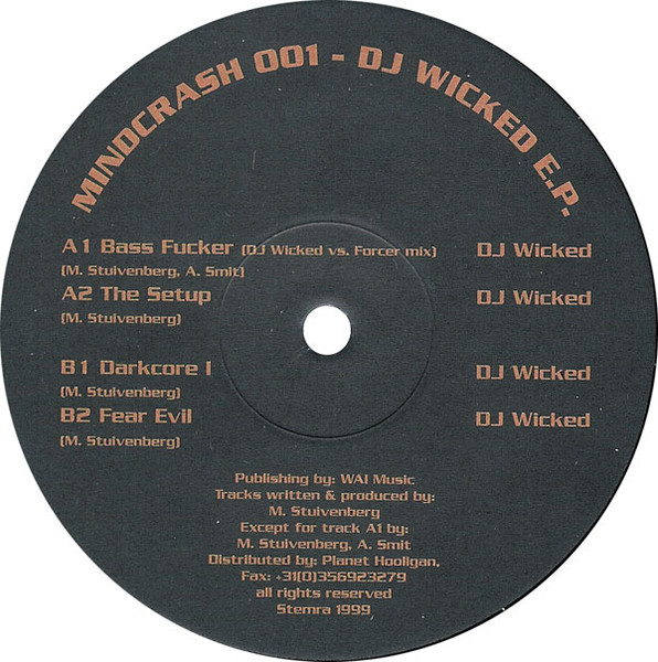 DJ Wicked E.P. front label