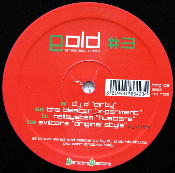 Gold : Greatest Oldiez #3 front label