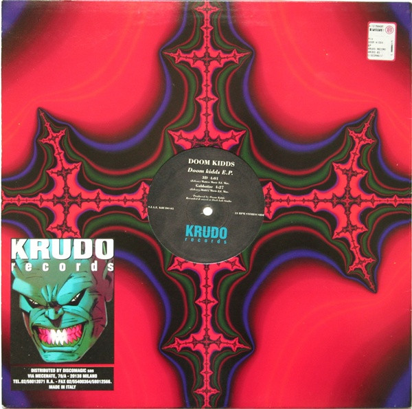 Doom Kidds E.P. back cover