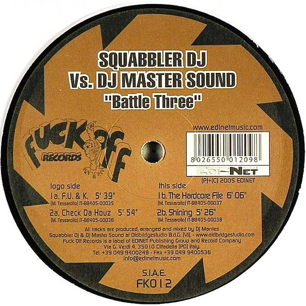 Battle Three front label