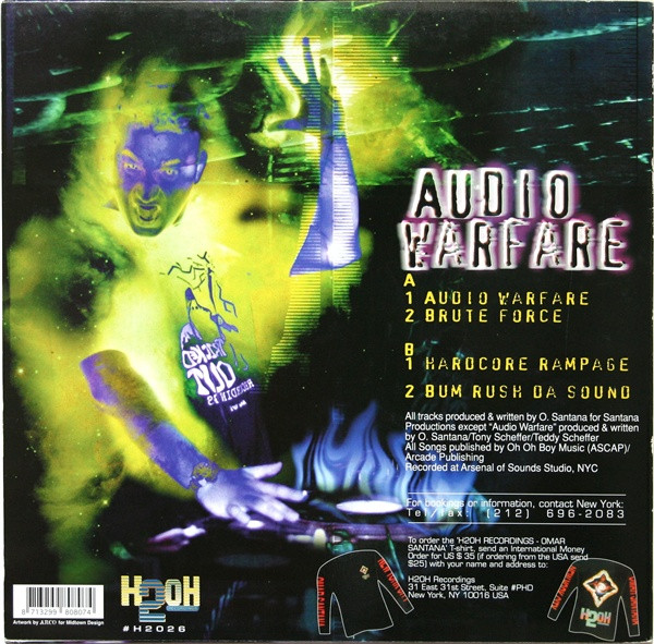 Audio Warfare back cover