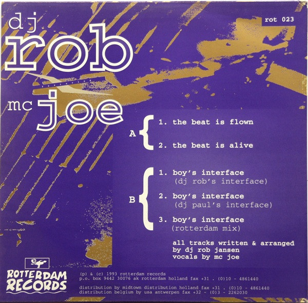 The Beat Is Flown back cover