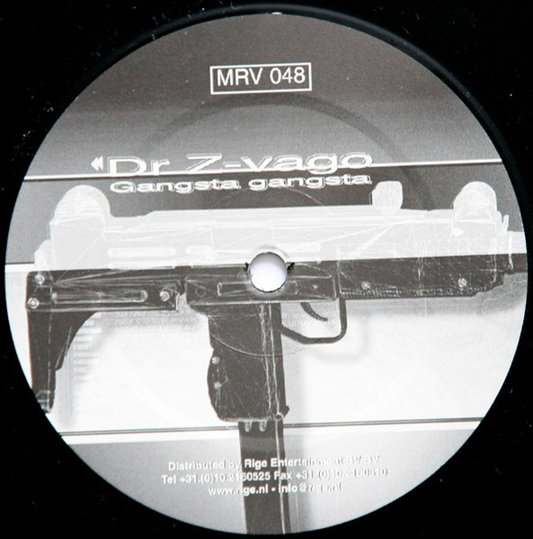 Gangsta Gangsta back label