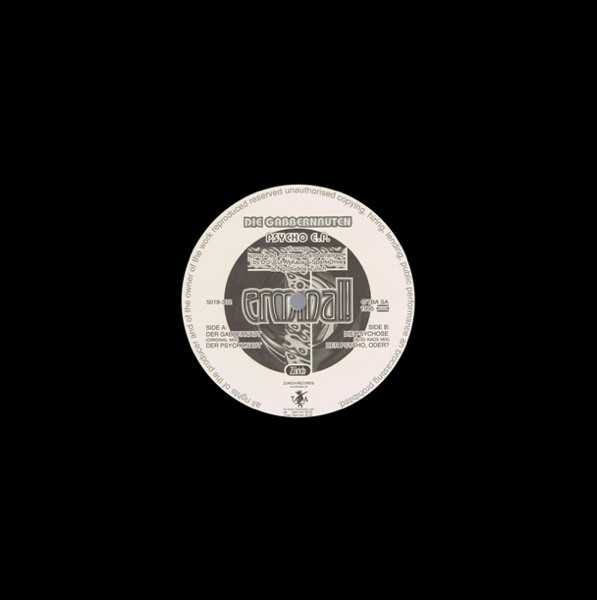 Psycho E.P. back cover