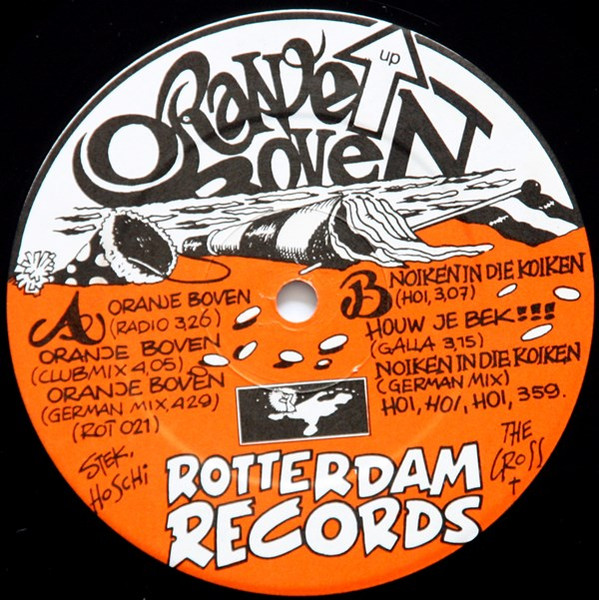 Oranje Boven front label