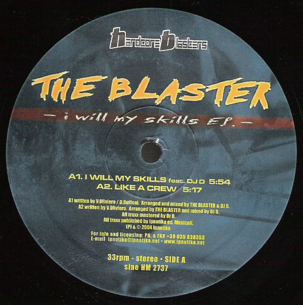 I Will My Skills E.P. back cover