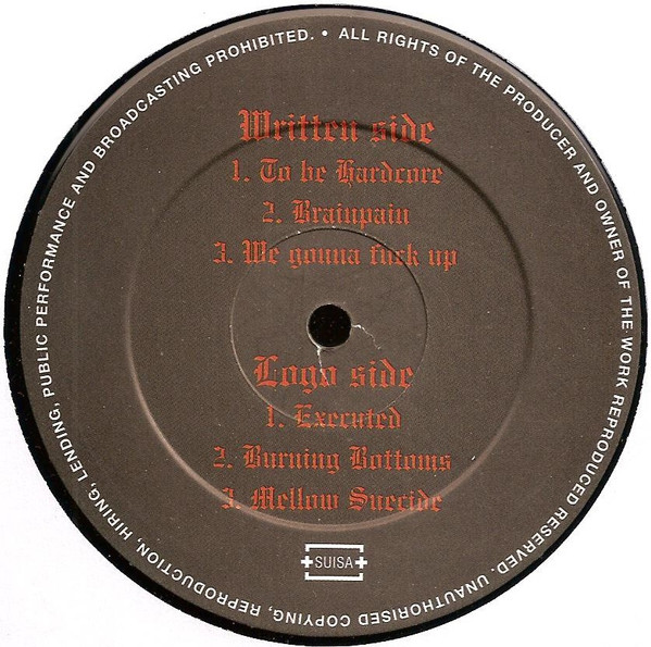 To Be Or Not To Be E.P. front label