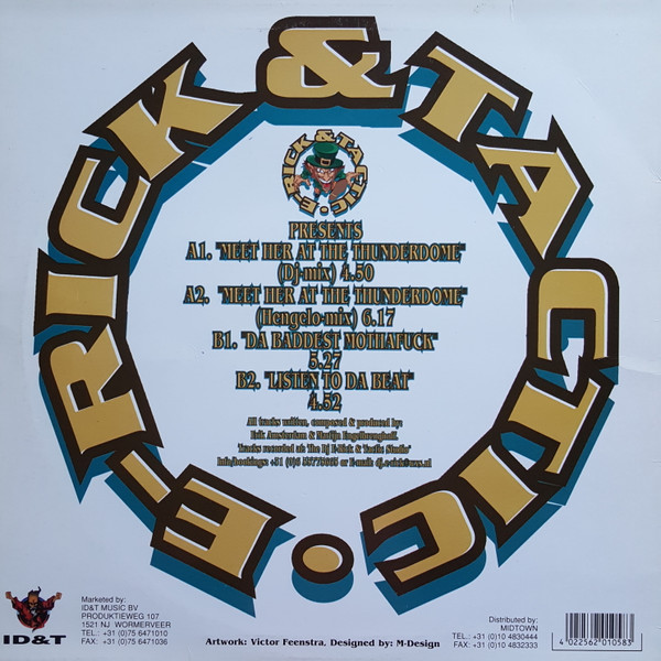 Meet Her At The Thunderdome back cover