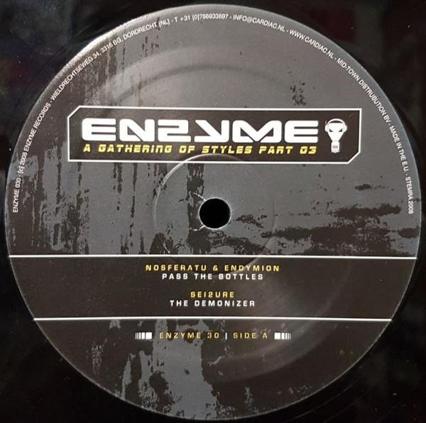 A Gathering Of Styles Part 03 front label