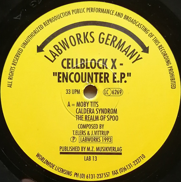 Encounter E.P. back label