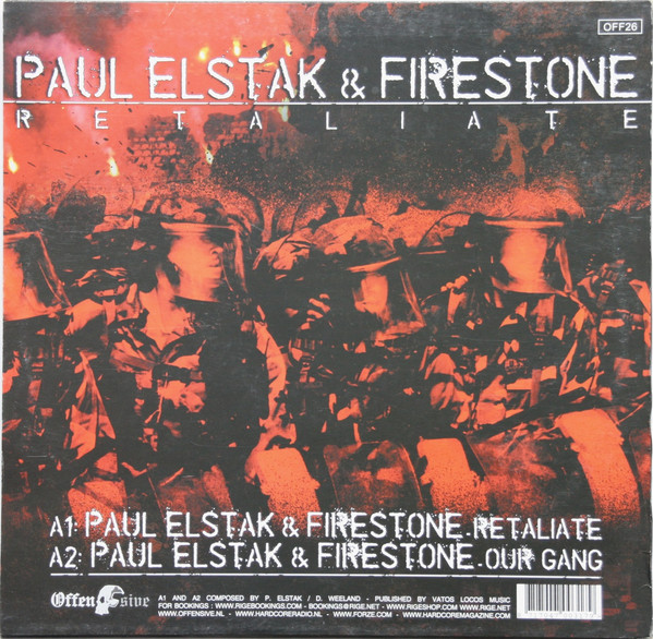 A.C.A.B. (All Cops Are Bastards) / Retaliate back cover