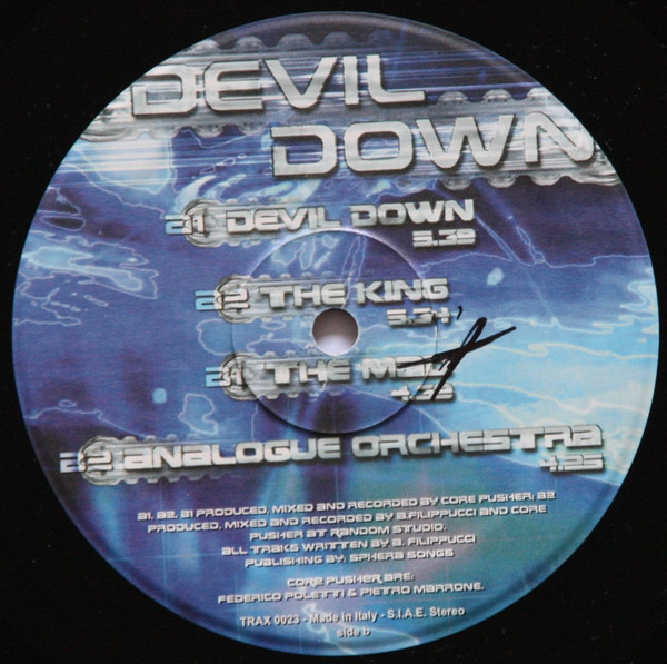 Devil Down front label