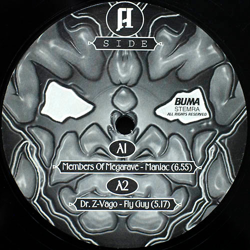 Members Of Megarave '98 front label