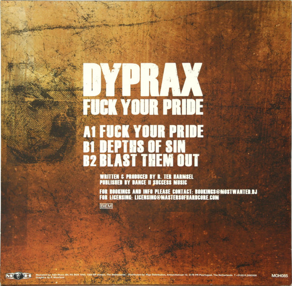 Fuck Your Pride back cover