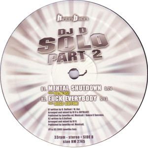 Solo Part 2 back cover