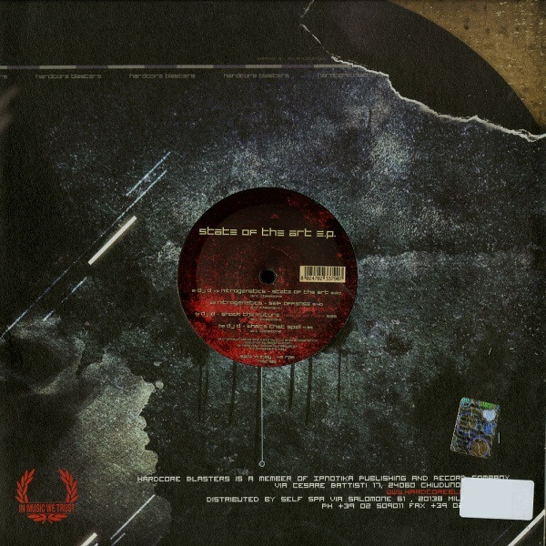 State Of The Art E.P. back cover