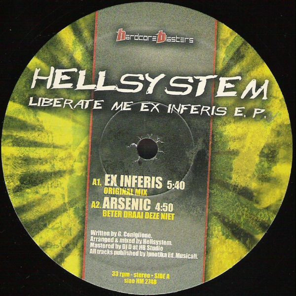 Liberate Me Ex Inferis E.P. front label
