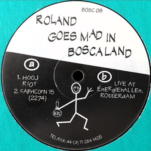 Roland Goes Mad In Boscaland back cover