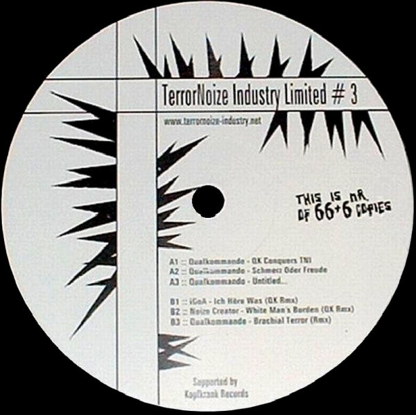 TerrorNoize Industry Limited # 3 front cover