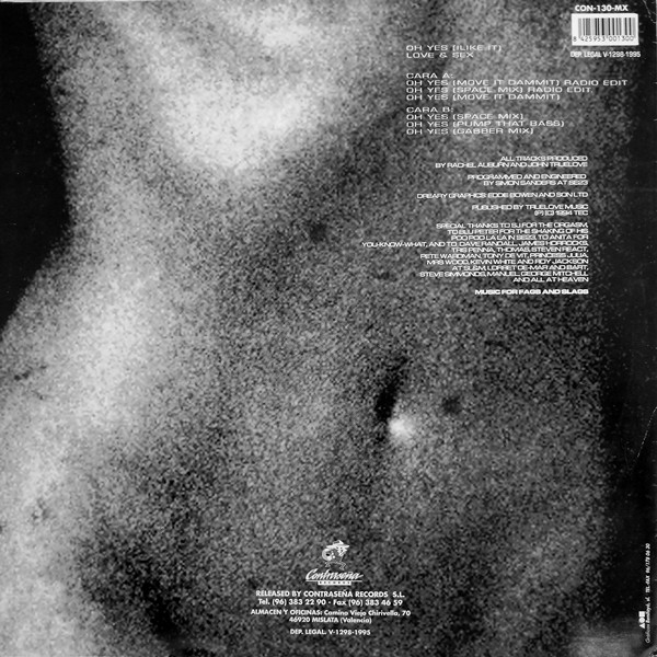 Oh Yes (I Like It) back cover