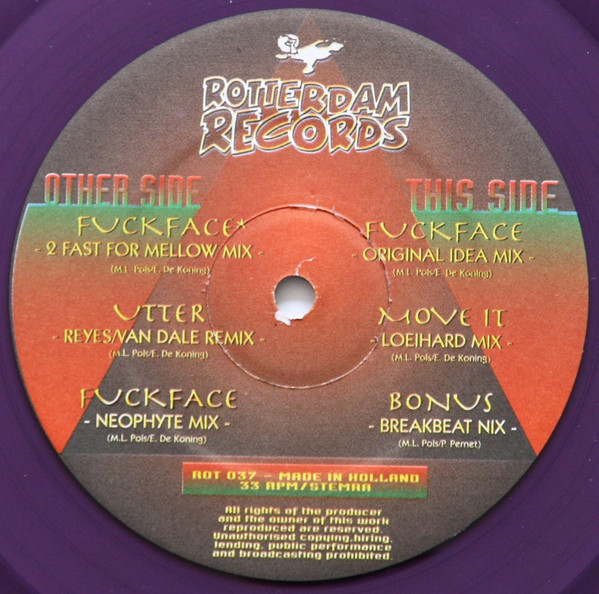 Fuckface front label