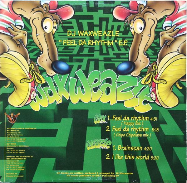 Feel Da Rhythm E.P. back cover