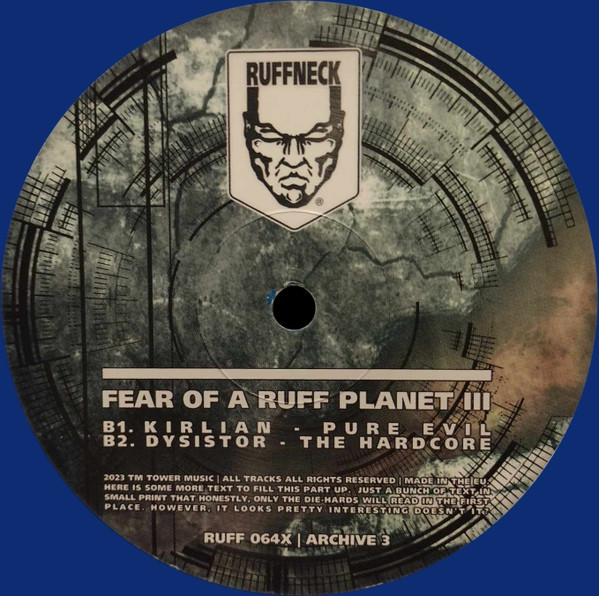 Fear Of A Ruff Planet 3 (Archive 3) back label