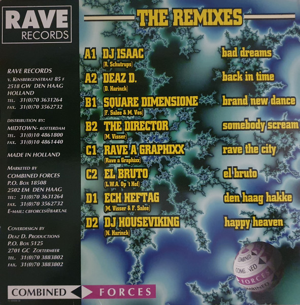 Rave Fifty (The Remixes) back cover